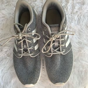 Gray Adidas Tennis Shoes